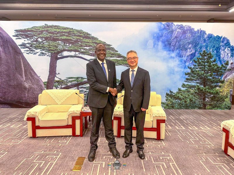 H.E. Gideon M. Mung’aro Meets with Governor WANG Qingxian of Anhui Province to Discuss Development Opportunities for Kilifi County