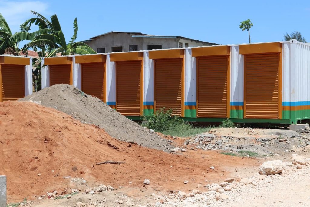 A section of the Second Kenya Informal Settlement Improvement Project (KISIP 2) in Kilifi County