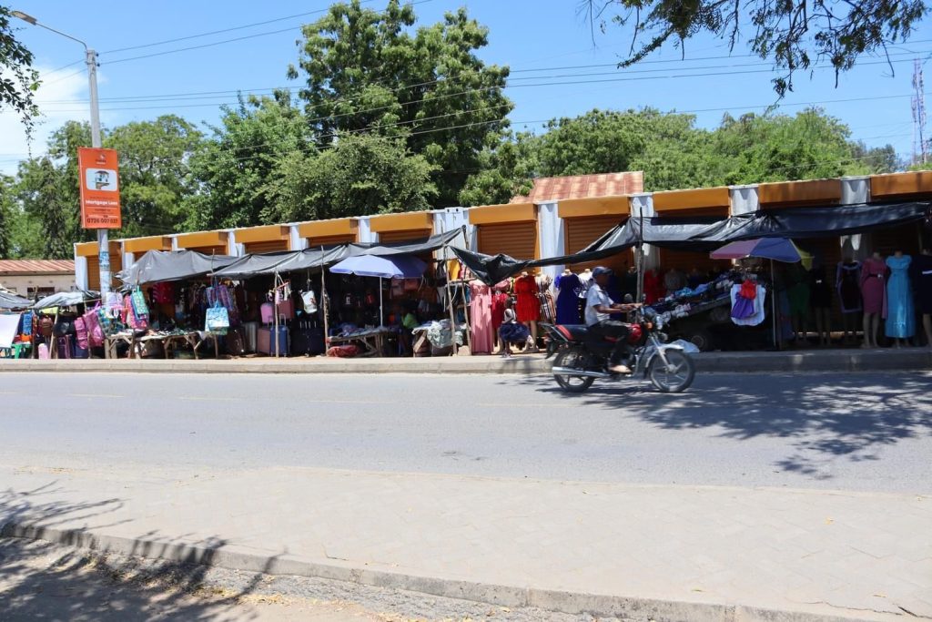 A section of the Second Kenya Informal Settlement Improvement Project (KISIP 2) in Kilifi County